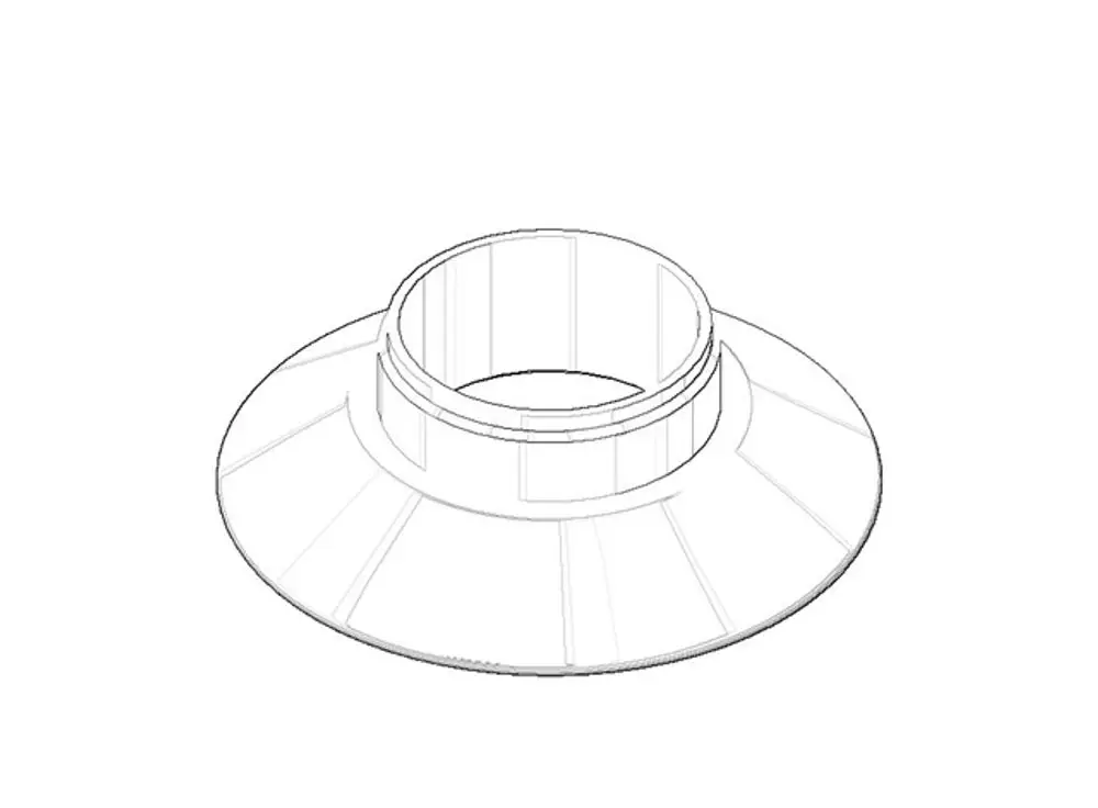 DORNBRACHT Rosette ERSATZTEILE 092794003 D. 58 x 17,5 mm Chrom, 092794003-00 Galeriebild 1